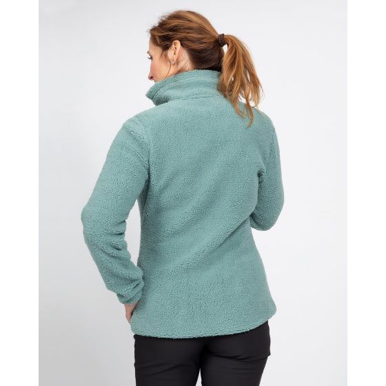 Life line Wendy fleecevest dames groen maat S