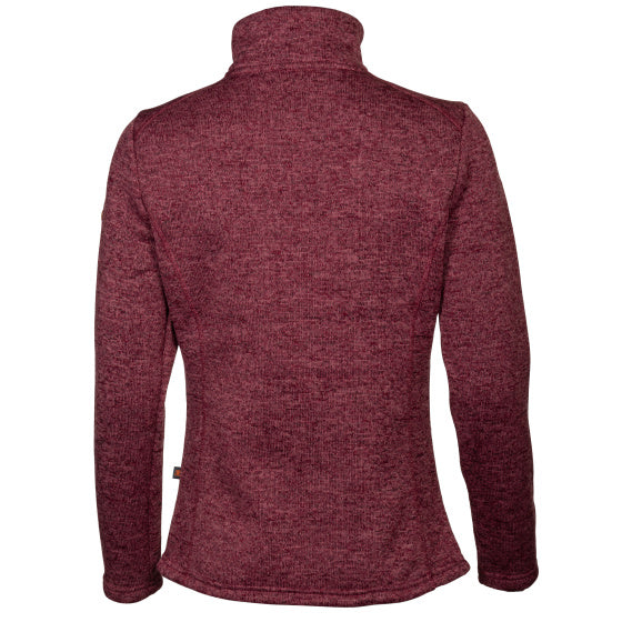 Life line Willemijn fleecevest dames bordeaux maat XL