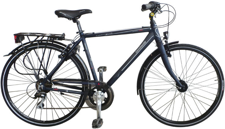 Lombardo Taranto 400 28 Inch 53 cm Heren 7V V-Brakes Antraciet