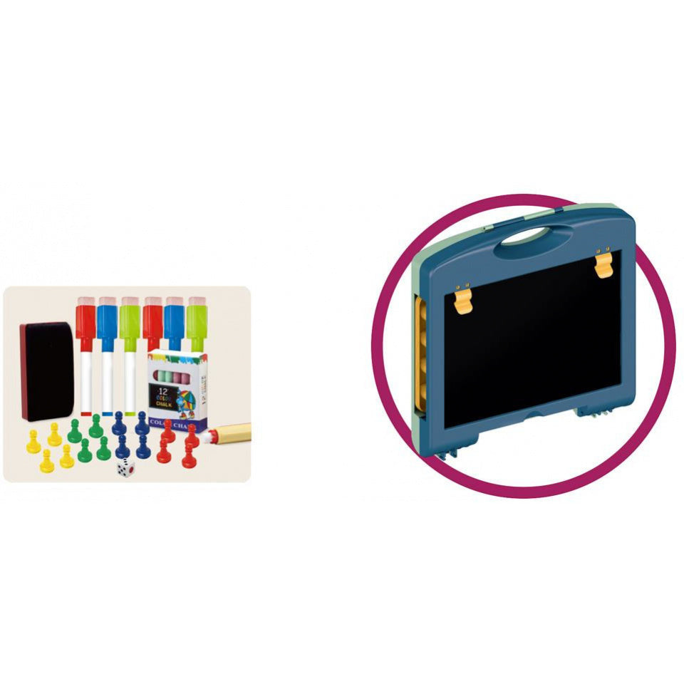 tekenbord junior 40-delig blauw groen