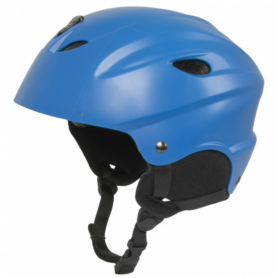 casque de ski ABS bleu mat taille 58-59,5 cm