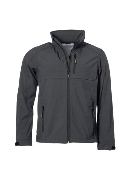 Marlon softshell jas heren grijs maat M