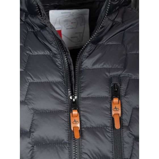 Murdock II fashion gewatteerde jas heren donkergrijs maat XXL