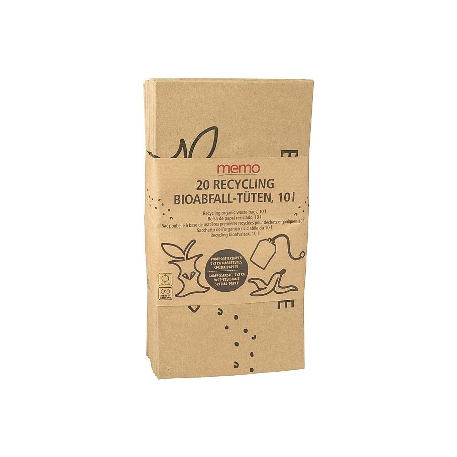 Memo GFT zakken Recyclingpapier 10L