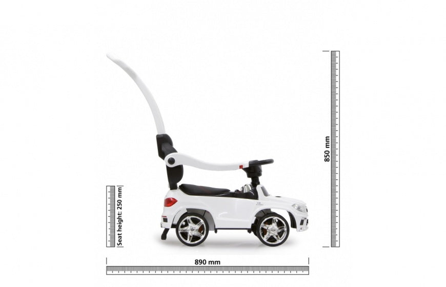 Mercedes GL 63 AMG loopauto 89 x 28,5 x 85 cm wit