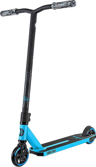 Carve Elite stuntstep junior voetrem blauw zwart