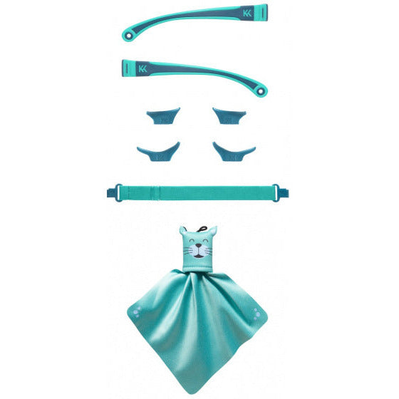 accessoirekit zonnebril blauw 5-delig