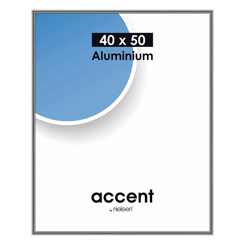 Nielsen design nielsen fotolijst 52525 accent staalgrijs 40x50 cm