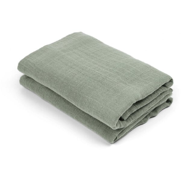 Nuuroo Nuuroo Bao mousselinedoek 2-pack-Warmgroen
