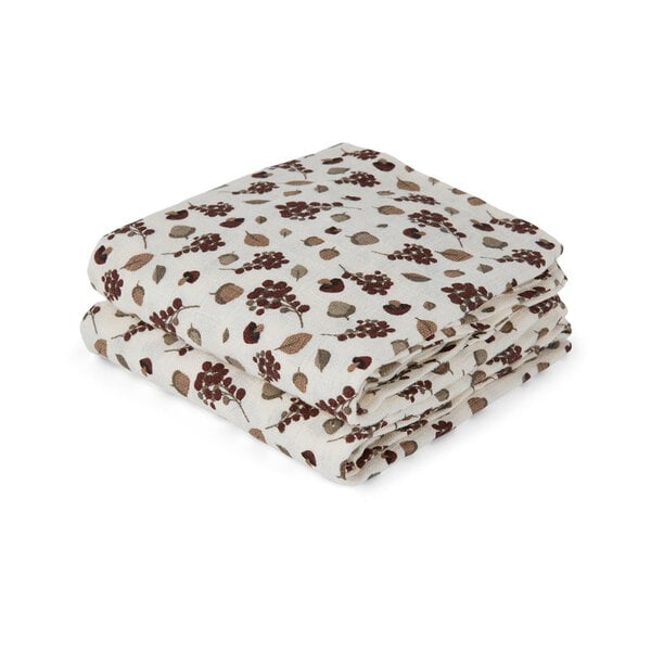 Nuuroo Nuuroo Bao mousselinedoek 2-pack met print