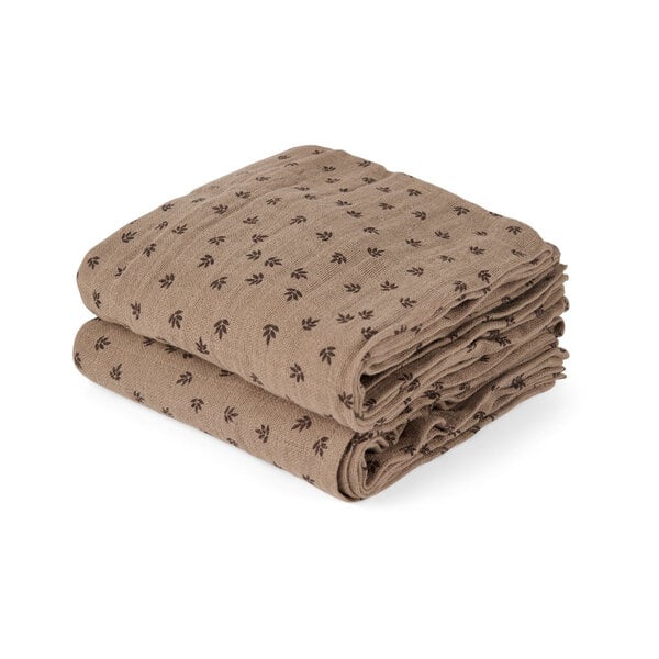 Nuuroo Nuuroo Bao mousselinedoek 2-pack met print