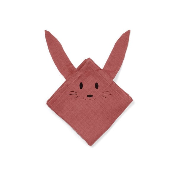Nuuroo Nuuroo Bjørk knuffeldoekje Konijn 2-pack