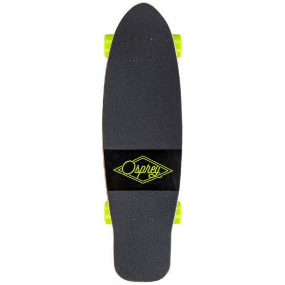 Osprey Skateboard Overturn Cruiser 70 cm hout aluminium zwart