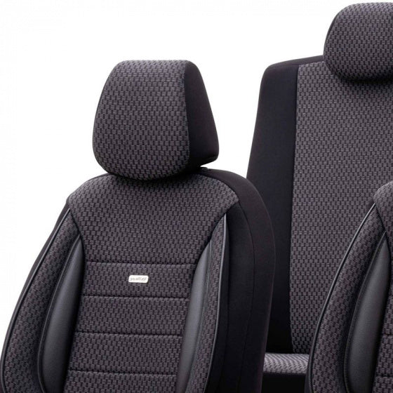 jeu de housses de siège SelectedFit Sports 2 mm noir 11 pièces