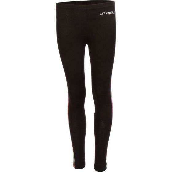 dansbroek lang meisjes katoen elastaan zwart maat 104