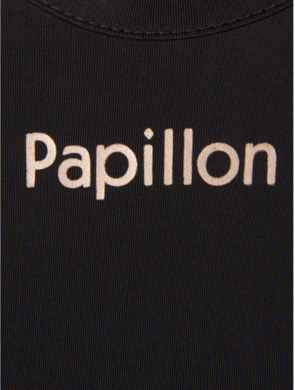 Papillon Loose fit sportshirt ronde hals dames zwart maat M