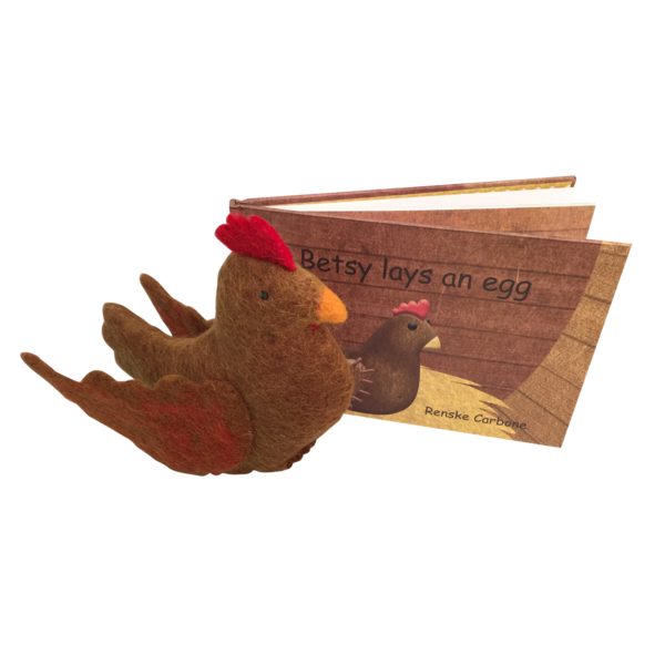 Papoose Toys Papoose Toys Betsy Boek + Vilt Speelgoed