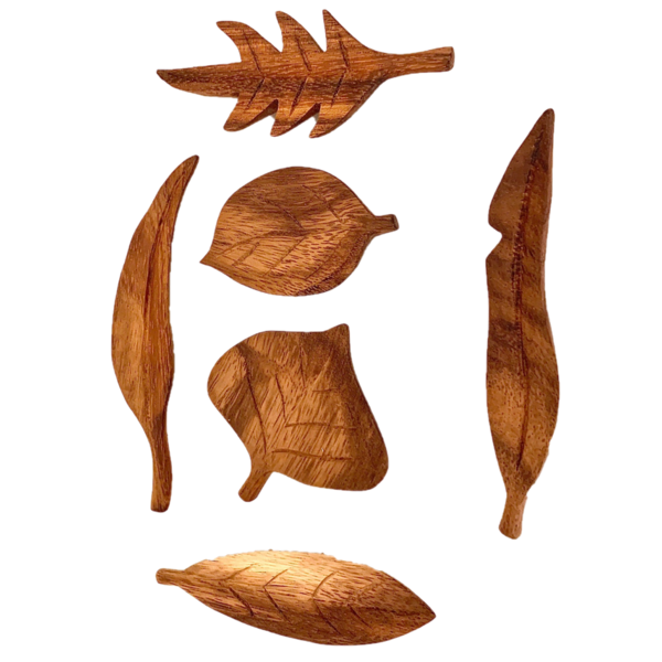 Papoose Toys Papoose Toys Bosbladeren 6 stuks