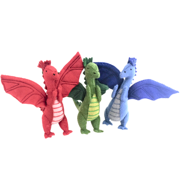 Papoose Toys Papoose Toys Grote Draken 3-delig