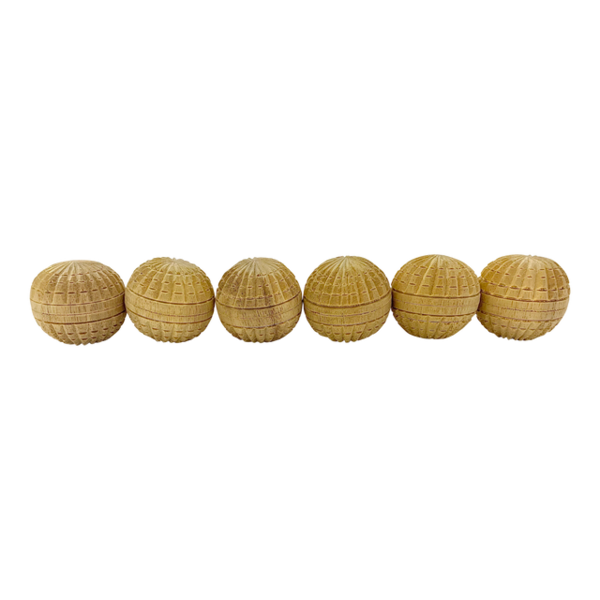 Papoose Toys Papoose Toys Mini Natuurlijke Eikelballen 6st