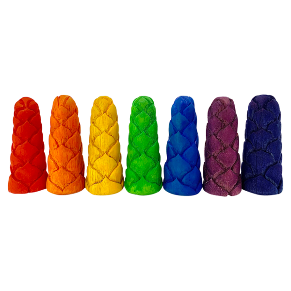 Papoose Toys Papoose Toys Mini Regenboog Bloemknoppen S 7st