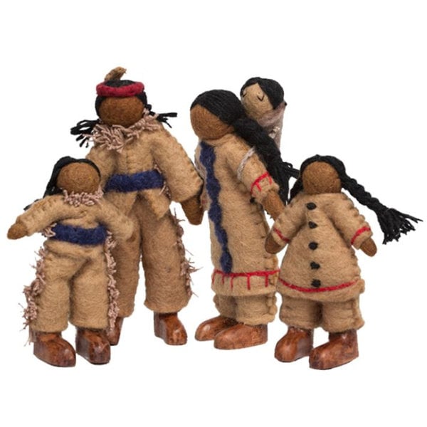 Papoose Toys Papoose Toys Native American Family 5-delig