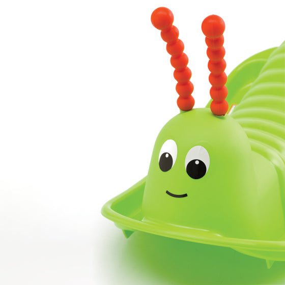 Paradiso toys Rolwip Swirly de Rups 85 cm groen