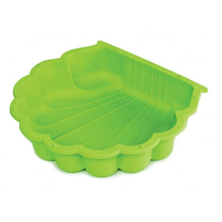 zandbak met deksel Schelp 87 x 78 x 18 cm groen