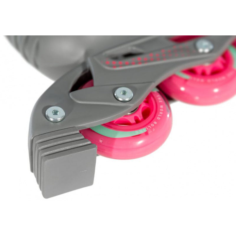 Inlineskates Riddler hardboot 82A grijs maat 27-30