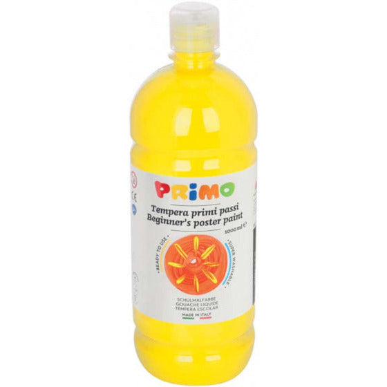 Tempera Plakkaatverf 1000 ml Kunststof Geel