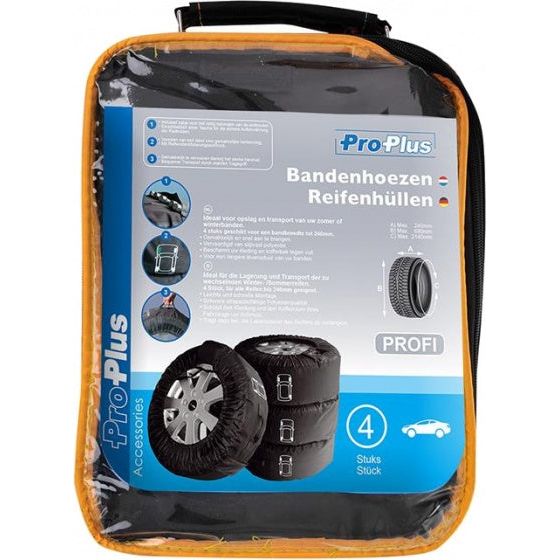 Profi bandenhoezenset Ø68 cm 214 cm 240 mm zwart