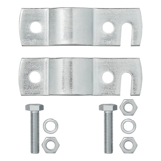 hulpkoppeling met sleuf staal zilver