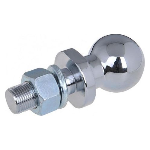 trekhaakkogel 50 mm recht M22 in blister zilver