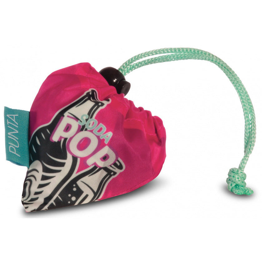 shopper Sodapop dames 12 liter polyester blauw roze