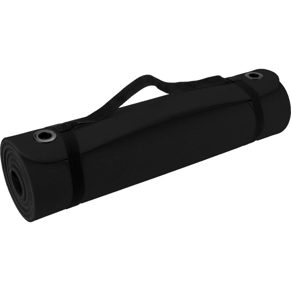 fitnessmat 173 x 61 cm TPE zwart