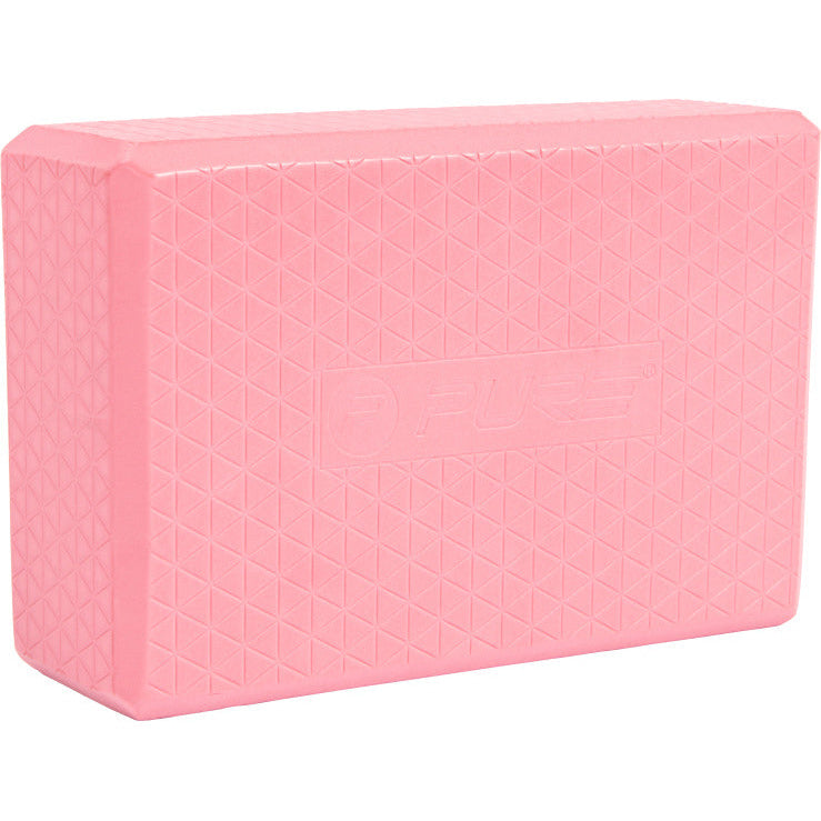 yogablok 23 x 15 x 7,5 cm EVA roze