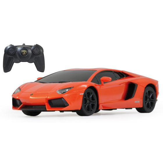 RC Lamborghini Aventador jongens 27 MHz 1:24 oranje