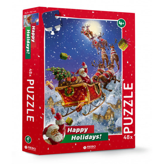 puzzle Père Noël junior carton 48 pièces