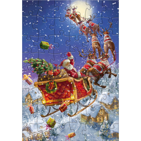 puzzle Père Noël junior carton 48 pièces