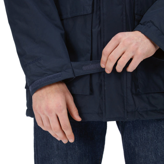 Palben Parkajack Waterdicht Heren Marineblauw Maat 3XL