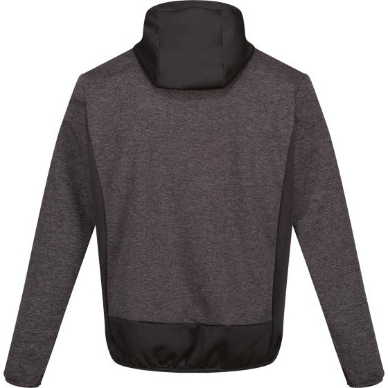 Bresdon softshelljas heren zwart grijs maat 3XL