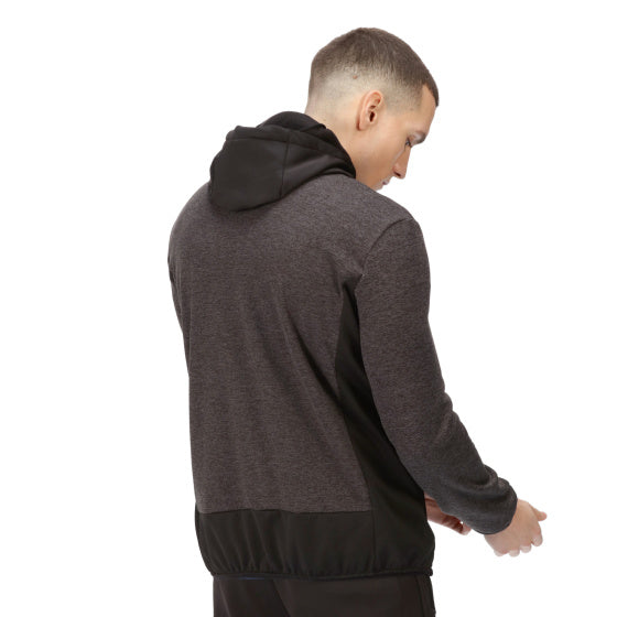 Bresdon softshelljas heren zwart grijs maat 3XL