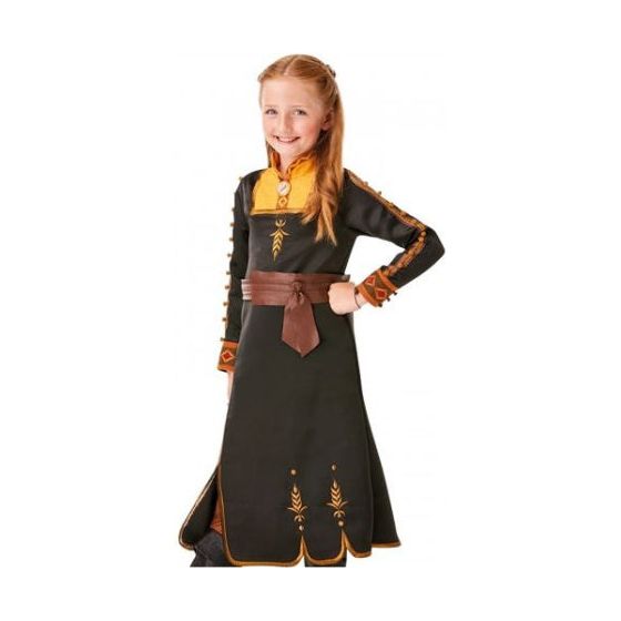 Rubie's Anna Frozen II verkleedpak paars 4-delig mt 116