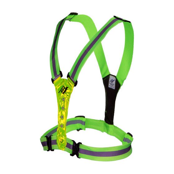 LED Hardloopvest unisex neongeel onesize