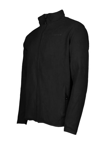 Polar fleece vest volledige ritssluiting heren zwart maat 3XL