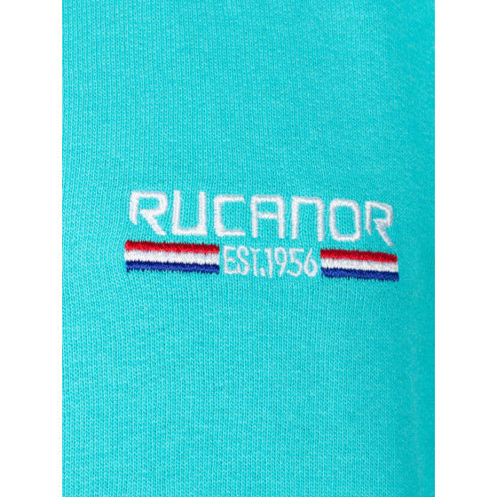 Rucanor Sydney sweatshirt hood unbrushed heren aqua maat XL