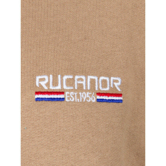 Rucanor Sydney sweatshirt hood unbrushed heren beige maat 3XL