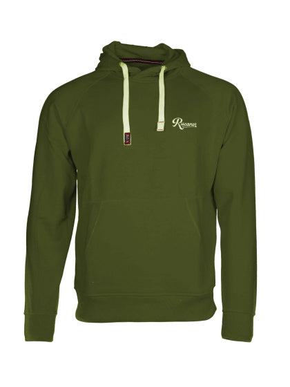 Sydney sweatshirt met capuchon olijfgroen maat M