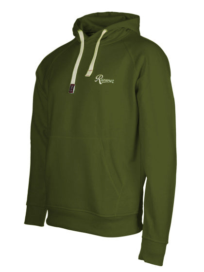 Sydney sweatshirt met capuchon olijfgroen maat M