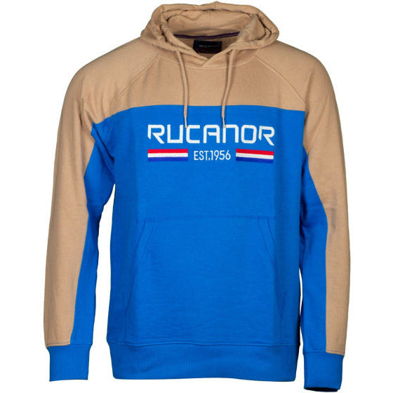Rucanor Trevor sweater hoodie heren blauw beige maat XL